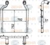 HELLA 8ML 376 732-711 Intercooler, charger